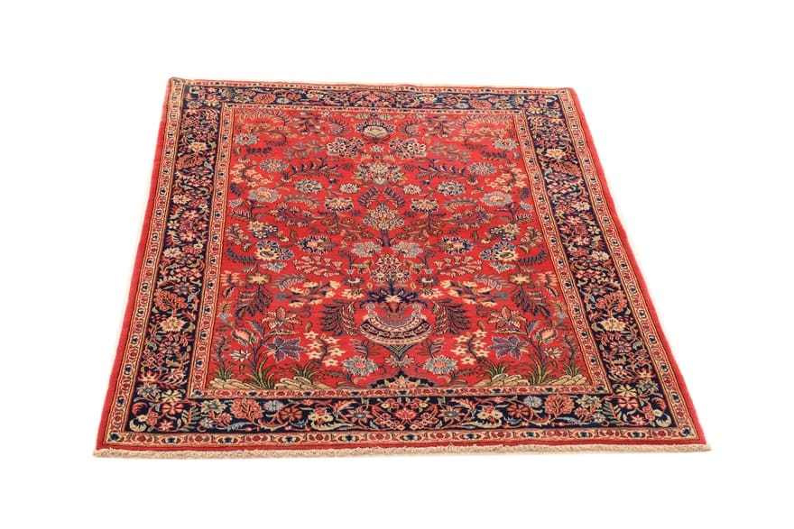 Kashan Perserteppich 150 × 105 cm aus Wolle, handgeknüpft
