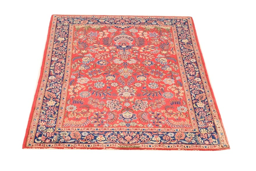 Kashan Perserteppich 150 × 105 cm aus Wolle, handgeknüpft