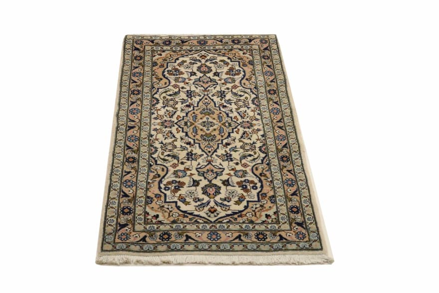 Kashan Perserteppich aus Iran, 170 × 73 cm
