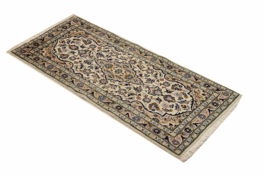 Kashan Perserteppich aus Iran, 170 × 73 cm
