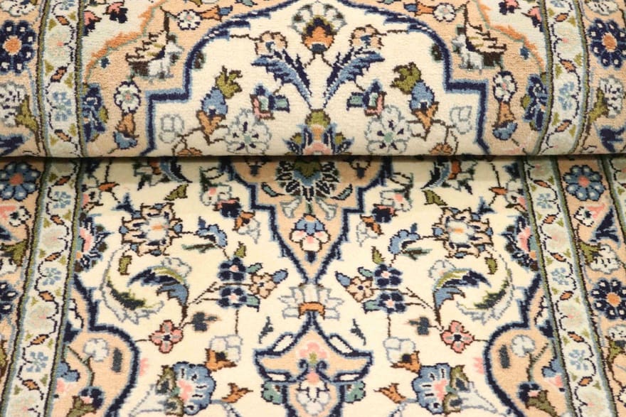 Kashan Perserteppich aus Iran, 170 × 73 cm