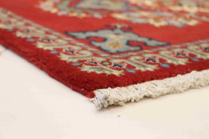 Handgeknüpfter Kashan Perserteppich, 97 × 70 cm, Wolle