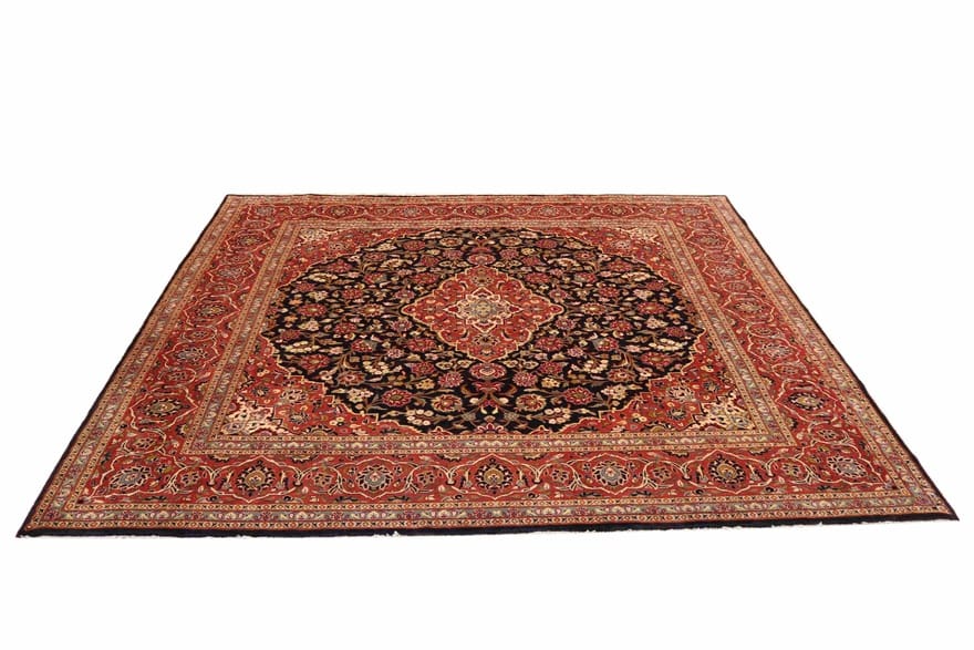 Handgeknüpfter Kashan Perserteppich 296 × 294 cm