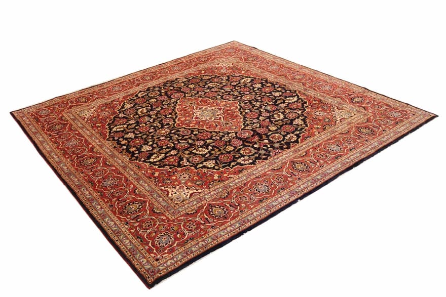Handgeknüpfter Kashan Perserteppich 296 × 294 cm