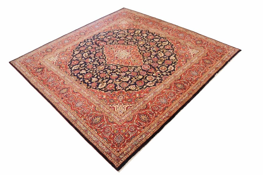 Handgeknüpfter Kashan Perserteppich 296 × 294 cm