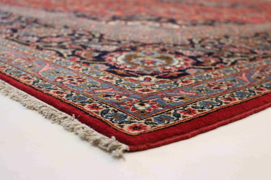 Kashan Perserteppich 430 × 307 cm aus Wolle, handgeknüpft