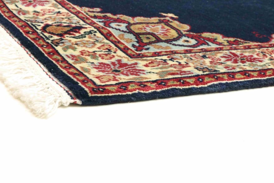 Kashan Perserteppich 370 × 77 cm aus Wolle, handgeknüpft