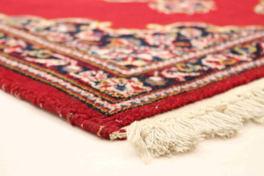 Kashan Perserteppich 129 × 64 cm aus Wolle, handgeknüpft