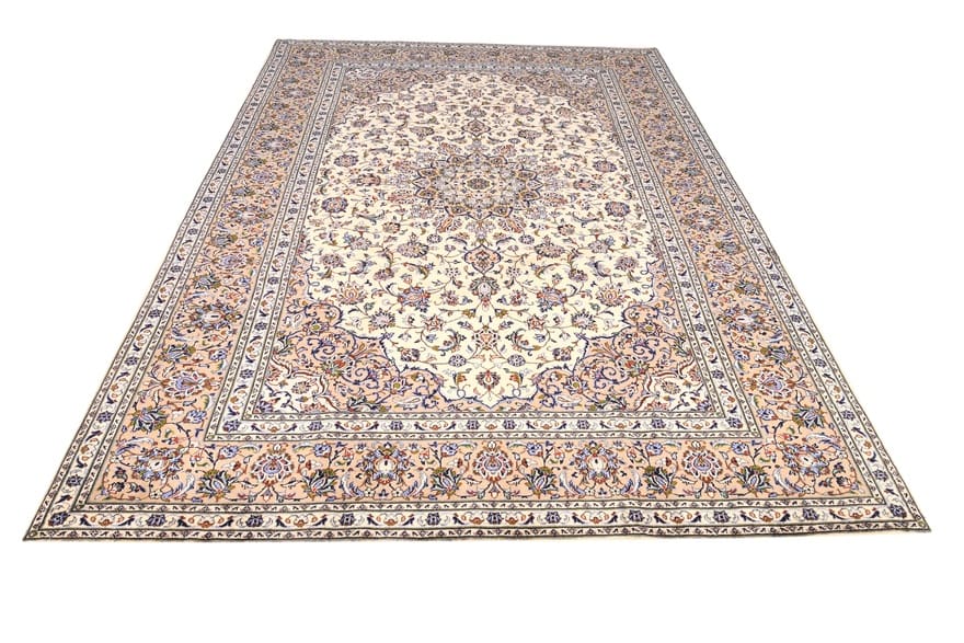 Perserteppich Keshan 357x247 cm Wolle handgeknüpft