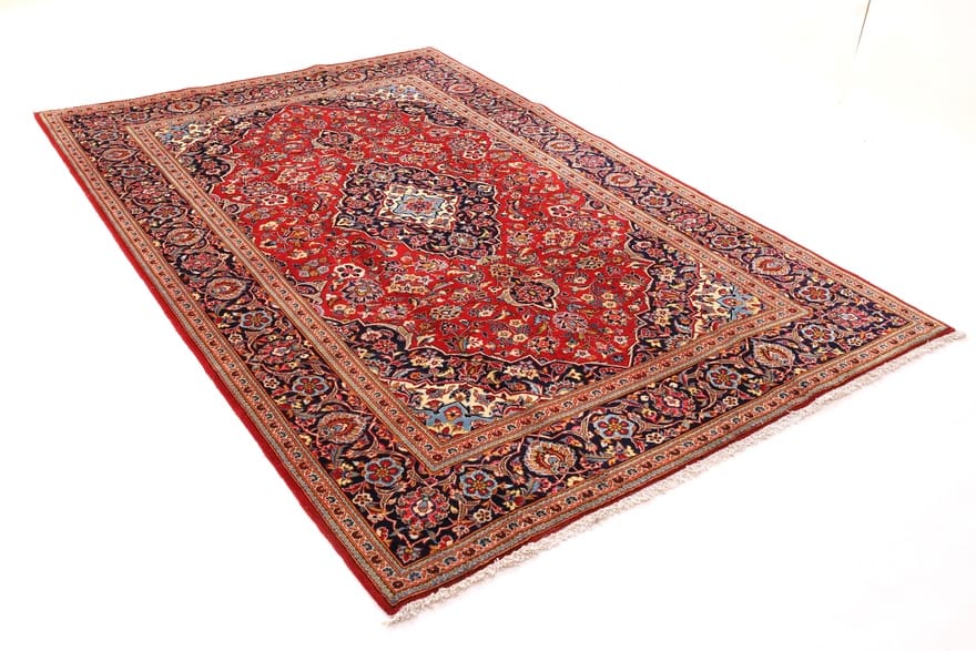 Perserteppich Keshan 330x209 cm Wolle handgeknüpft
