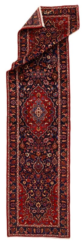 Mashhad Perserteppich aus Iran, 398 × 108 cm