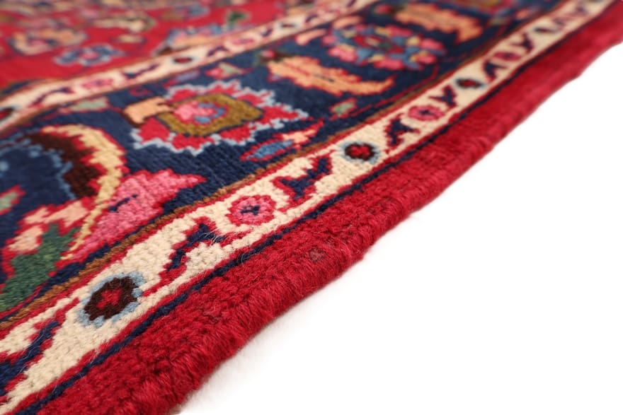 Mashhad Perserteppich aus Iran, 398 × 108 cm