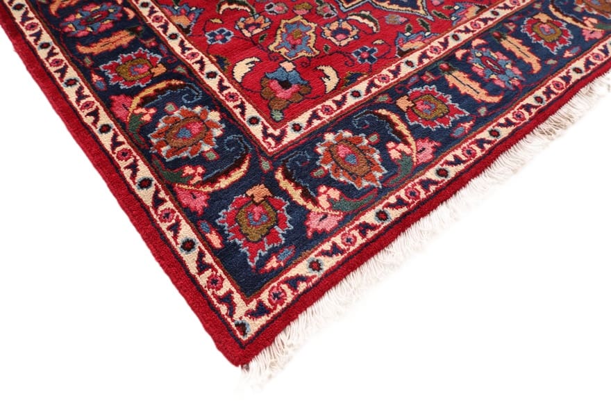 Mashhad Perserteppich aus Iran, 398 × 108 cm