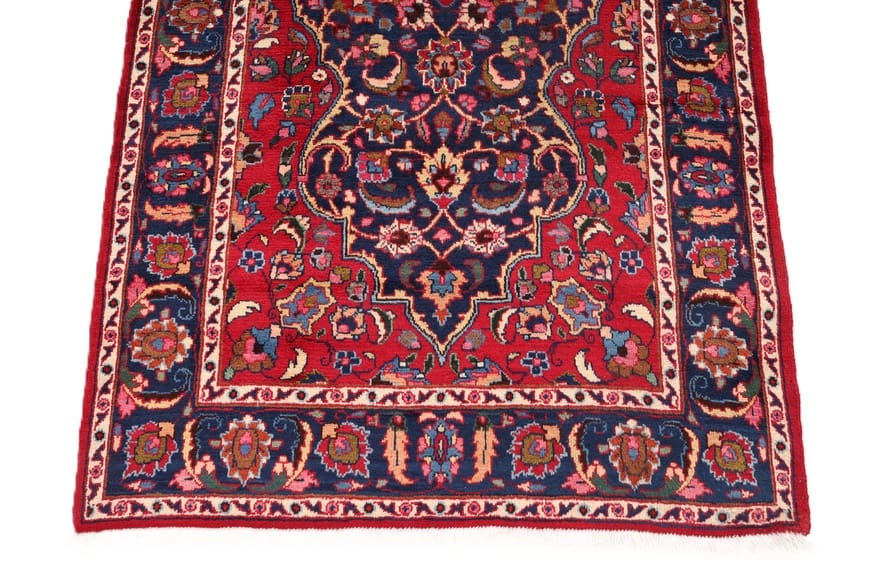 Mashhad Perserteppich aus Iran, 398 × 108 cm