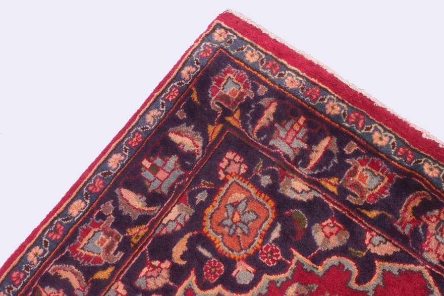 Mashhad Perserteppich aus Iran, 189 × 105 cm