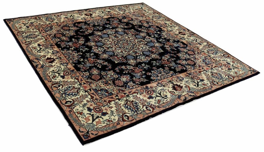 Mashhad Perserteppich aus Iran, 206 × 196 cm