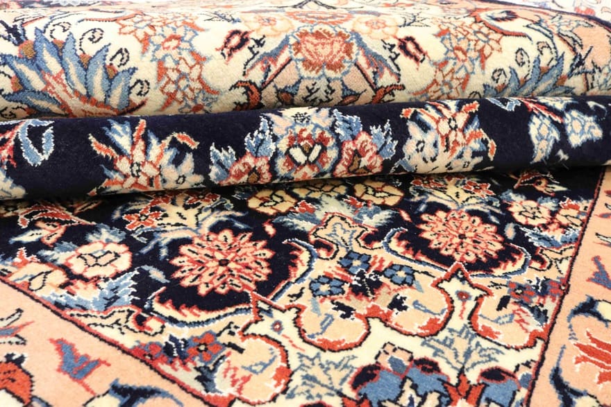 Mashhad Perserteppich aus Iran, 206 × 196 cm