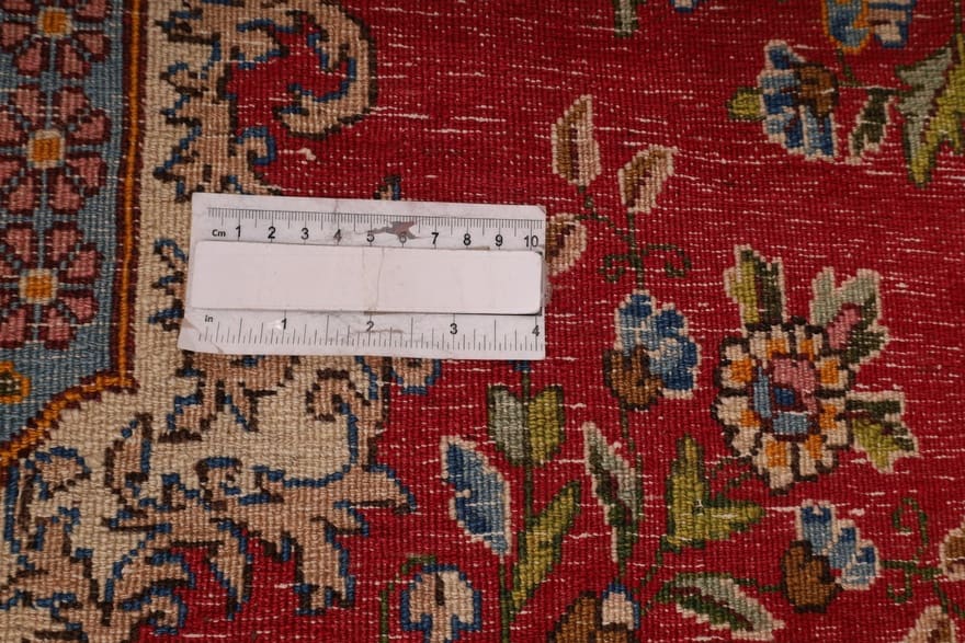 Handgeknüpfter Kerman Perserteppich 223 × 125 cm