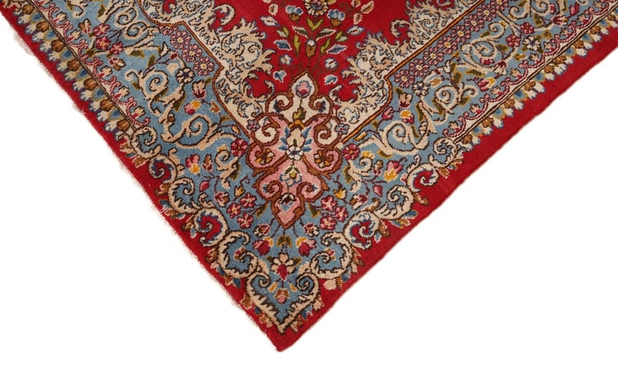 Handgeknüpfter Kerman Perserteppich 223 × 125 cm