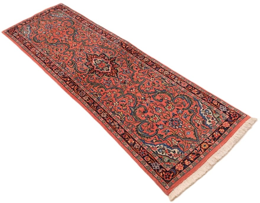 Handgeknüpfter Kashmar Perserteppich, 198 × 58 cm, Wolle