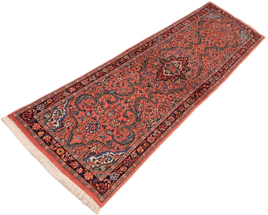Handgeknüpfter Kashmar Perserteppich, 198 × 58 cm, Wolle
