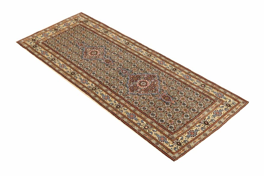 Moud Herati Perserteppich aus Iran, 196 × 80 cm
