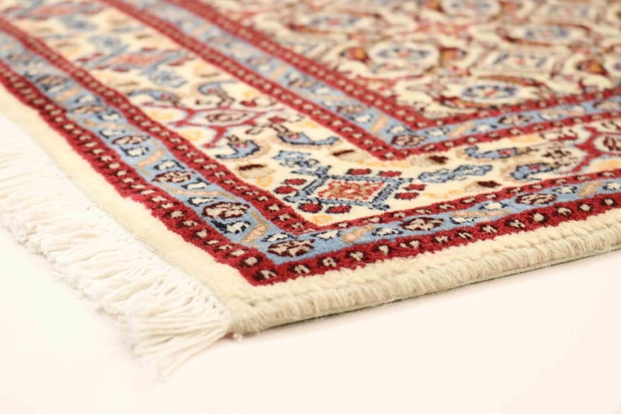 Moud Perserteppich aus Iran, 197 × 79 cm