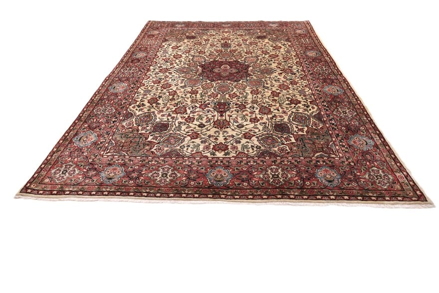 sarouk-teppich-379x267-cm-handgeknupft-elegantes-muster-3 Sarough Farahan Perserteppich aus Iran, 377 × 266 cm