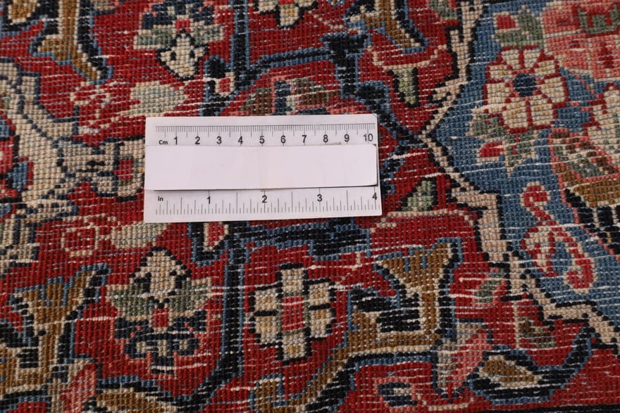 sarouk-teppich-379x267-cm-handgeknupft-elegantes-muster-7 Sarough Farahan Perserteppich aus Iran, 377 × 266 cm