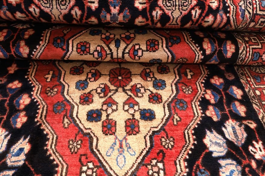 Sarough Farahan Perserteppich aus Iran, 310 × 103 cm