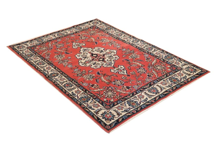 Handgeknüpfter Sarough Farahan Perserteppich 205 × 142 cm