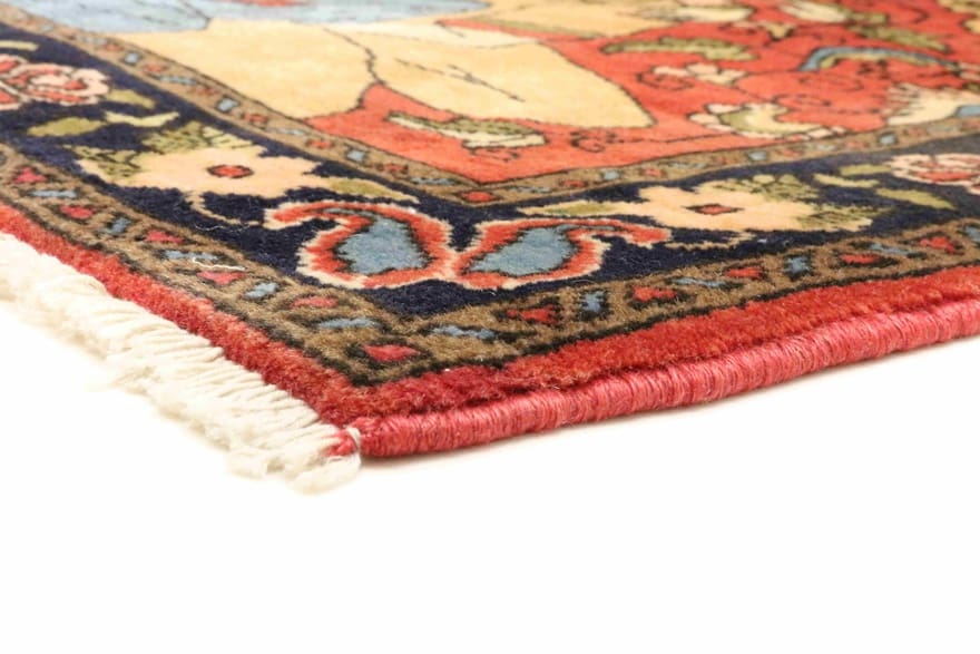 Sarough Farahan Perserteppich 99 × 69 cm aus Wolle, handgeknüpft