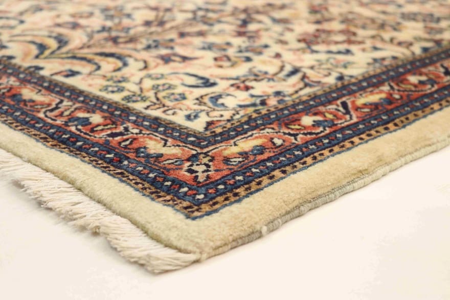 sarough-teppich-204x83-cm-antik-handgeknupft-sammlerstuck-3 Sarough Farahan Perserteppich aus Iran, 202 × 82 cm