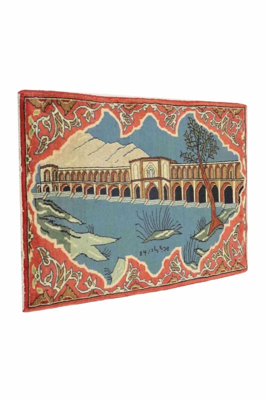 Sarough Farahan Perserteppich aus Iran, 96 × 61 cm