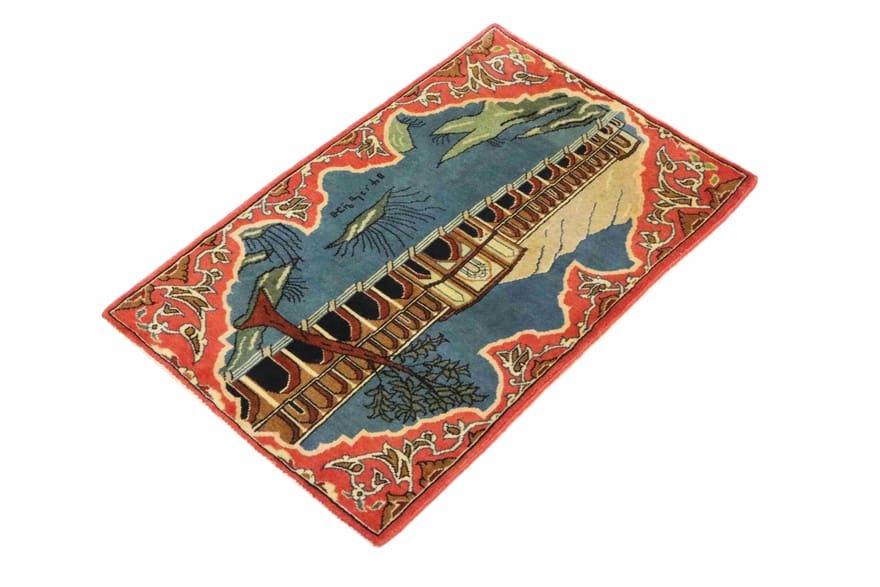 Sarough Farahan Perserteppich aus Iran, 96 × 61 cm
