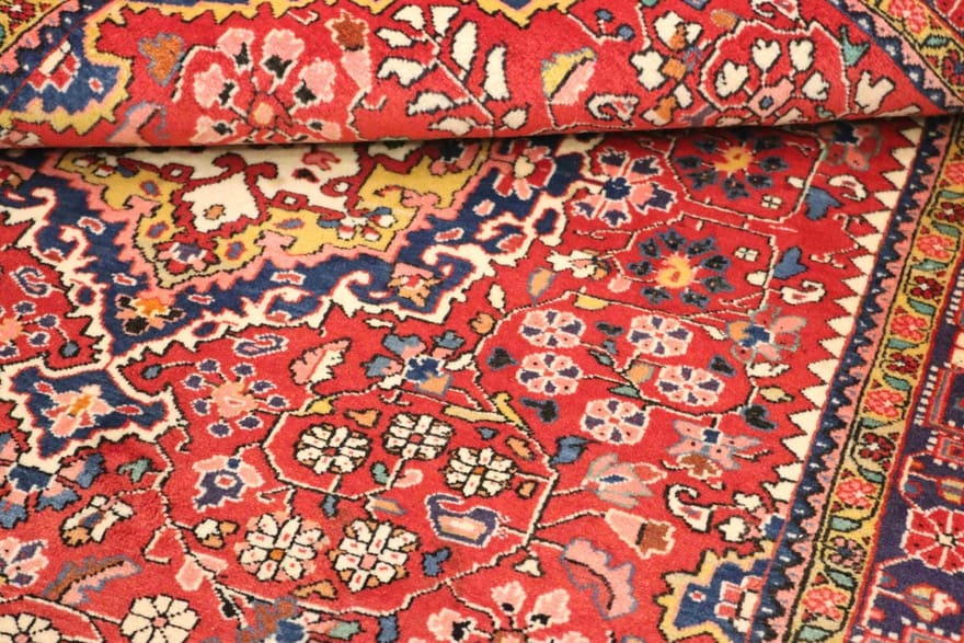Hamadan Perserteppich 163 × 113 cm aus Wolle, handgeknüpft