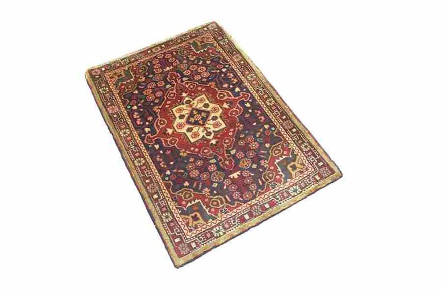 djozanmalayer-teppich-100-wolle-100x67-cm-handgeknupft-perserteppich-2 Perserteppich aus Iran, 98 × 66 cm
