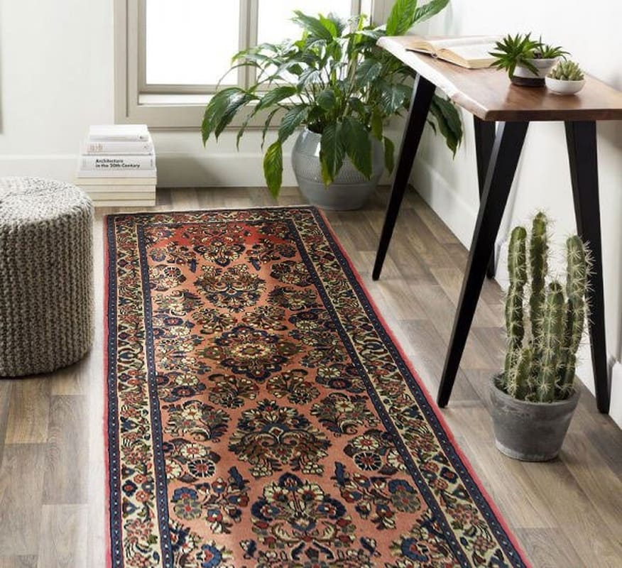 Handgeknüpfter Sarough Farahan Perserteppich, 206 × 80 cm, Wolle