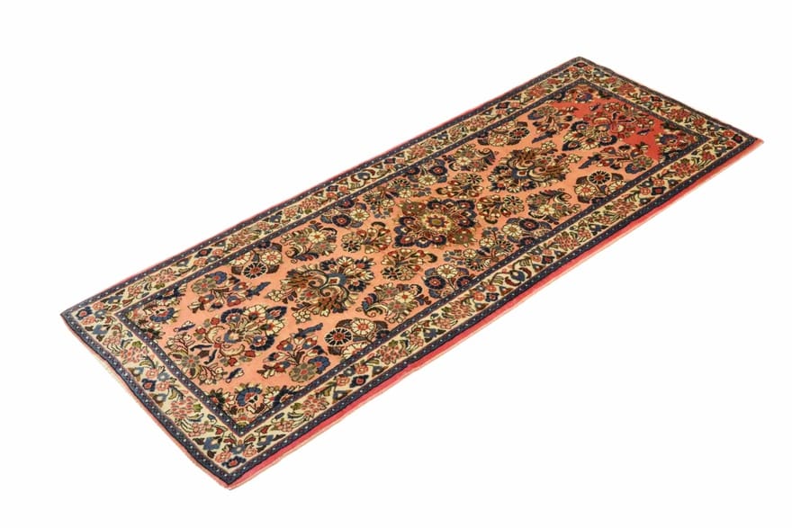 Handgeknüpfter Sarough Farahan Perserteppich, 206 × 80 cm, Wolle