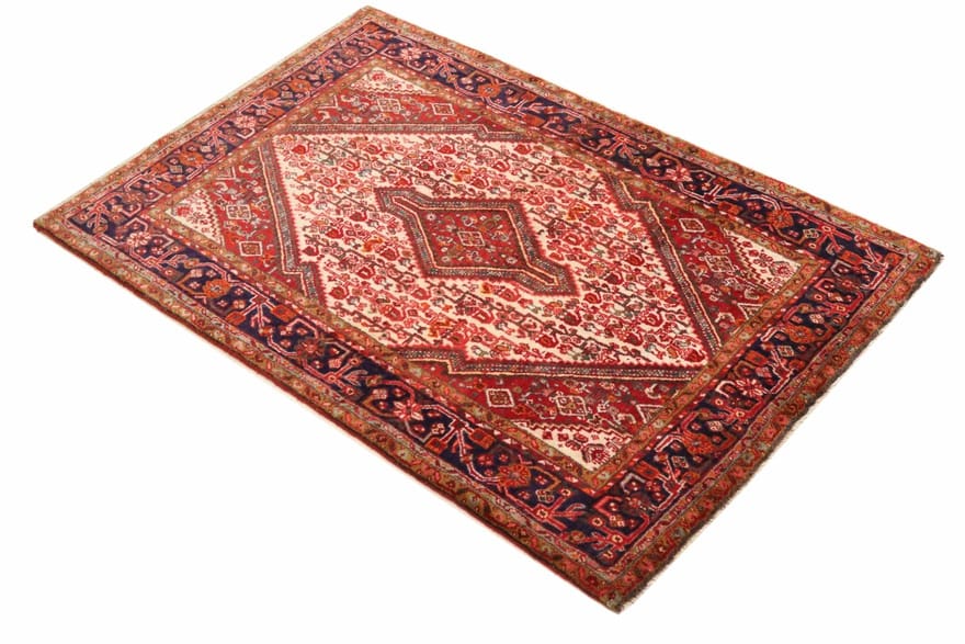 Handgeknüpfter Perserteppich, 155 × 105 cm, Wolle