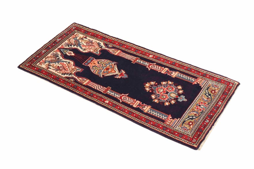 Sarough Farahan Perserteppich 134 × 61 cm aus Wolle, handgeknüpft