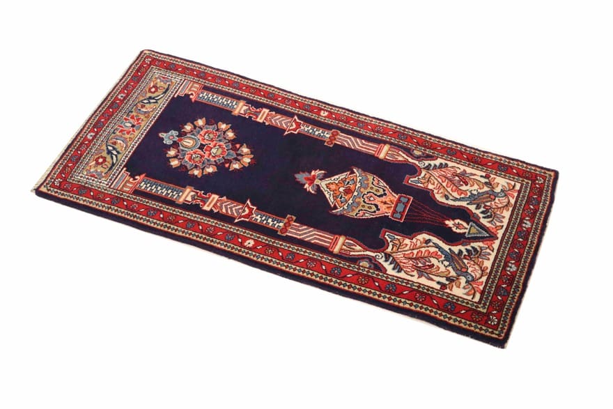 Sarough Farahan Perserteppich 134 × 61 cm aus Wolle, handgeknüpft