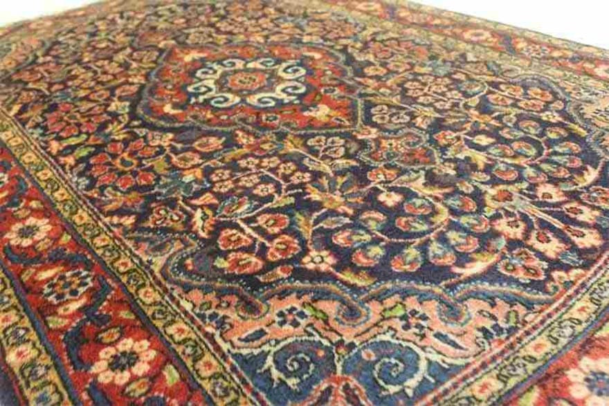 chozan-malayer-teppich-103x71-cm-marine-handgeknupft-perserteppich-3 Malayer Perserteppich 101 × 70 cm aus Wolle, handgeknüpft