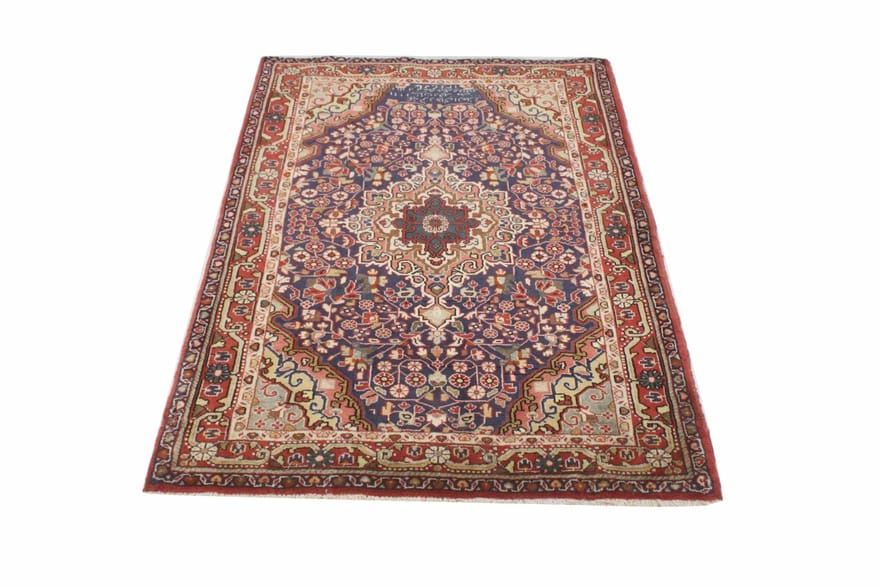 Handgeknüpfter Sarough Farahan Perserteppich, 151 × 104 cm, Wolle