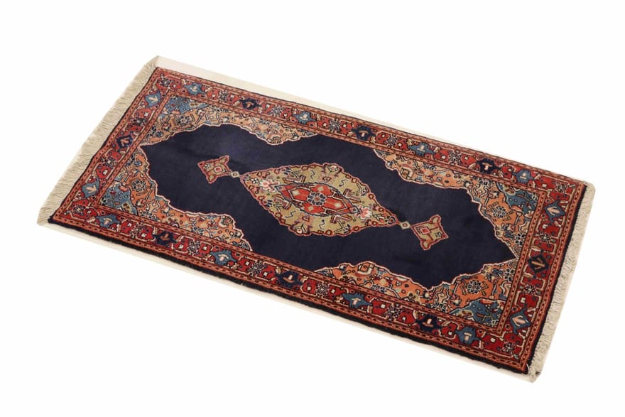 Handgeknüpfter Sarough Farahan Perserteppich, 129 × 69 cm, Wolle