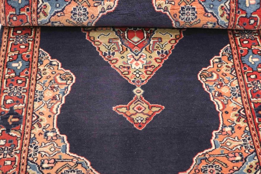 Handgeknüpfter Sarough Farahan Perserteppich, 129 × 69 cm, Wolle