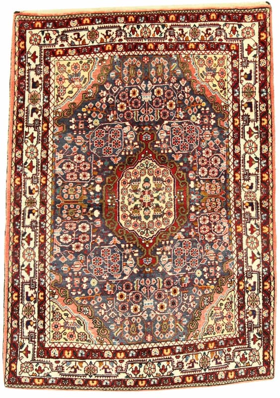 hamedan-orientteppich-158x111-cm-semi-antik-handgeknupft-1 Hamadan Perserteppich aus Iran, 156 × 110 cm