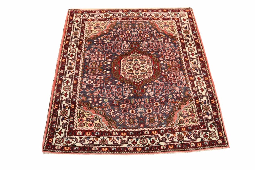 hamedan-orientteppich-158x111-cm-semi-antik-handgeknupft-2 Hamadan Perserteppich aus Iran, 156 × 110 cm