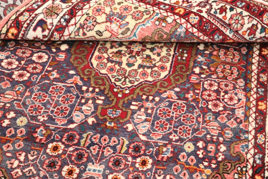 hamedan-orientteppich-158x111-cm-semi-antik-handgeknupft-4 Hamadan Perserteppich aus Iran, 156 × 110 cm