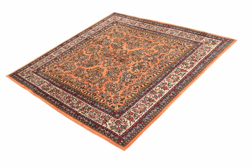 Handgeknüpfter Sarough Farahan Perserteppich 203 × 201 cm